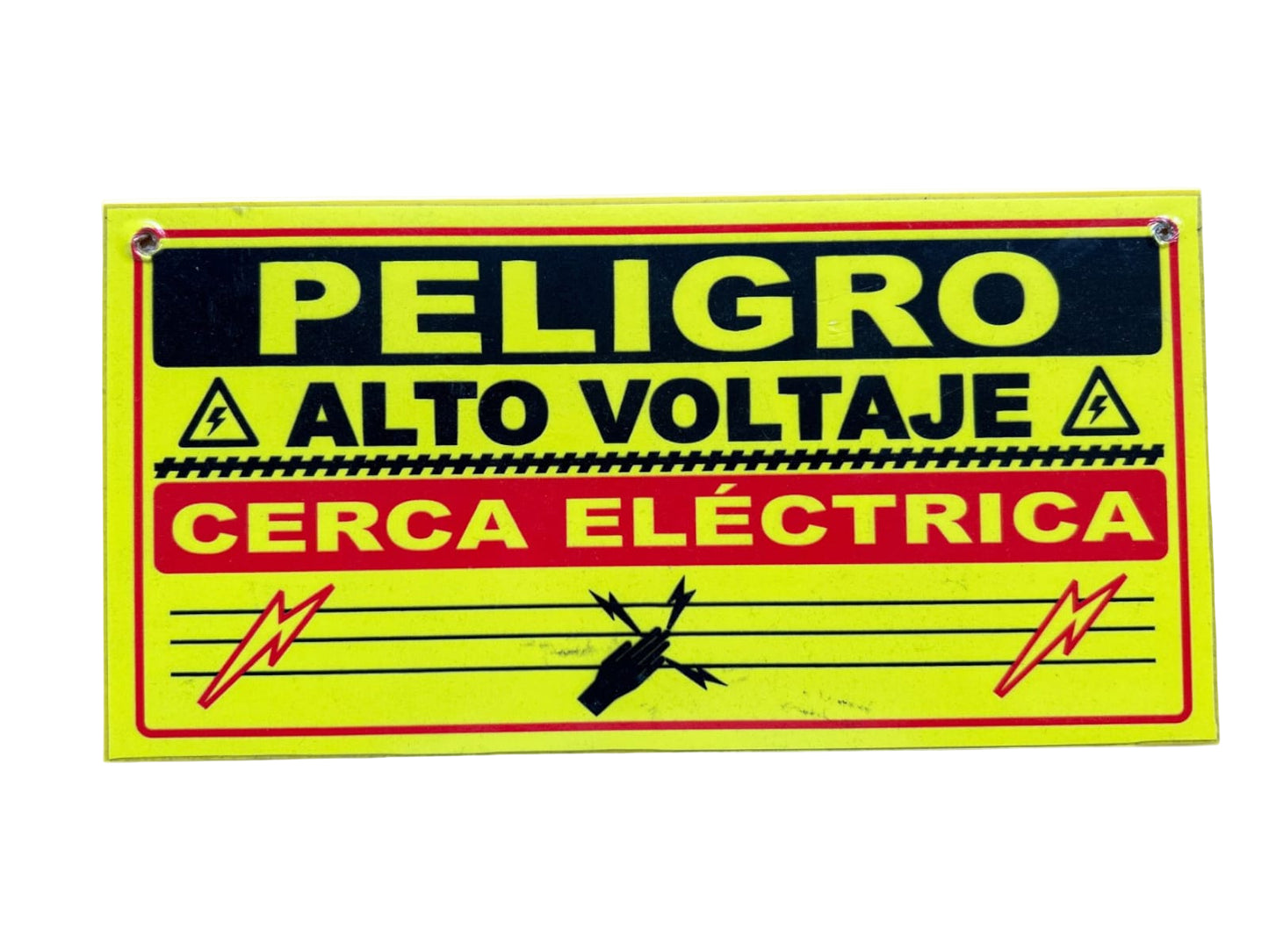 Aviso Peligro Cercado Electrico